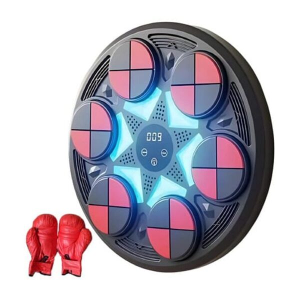 Máquina de Boxeo Inteligente 6 Golpes | Para Niños y Adultos – Pantalla LED + Modos de Entrenamiento